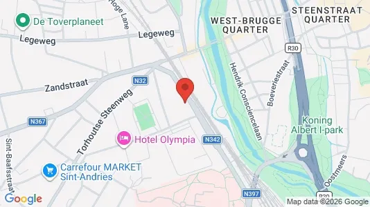 Apartments for rent in Brugge - Photo from Google Street View
