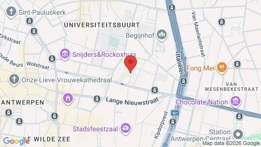 Apartments for rent i Stad Antwerp - kort over placeringen