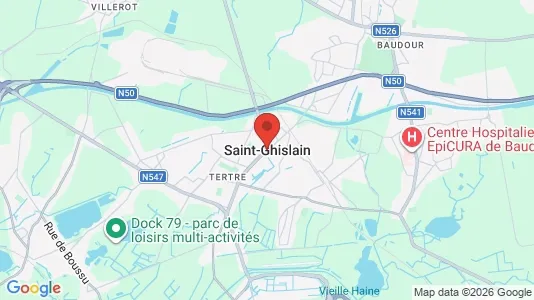 Houses for rent in Saint-Ghislain - Photo from Google Street View