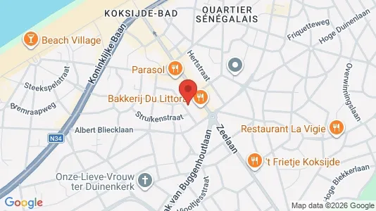 Apartments for rent in Koksijde - Photo from Google Street View
