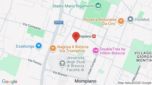 Rooms for rent i Brescia - kort over placeringen