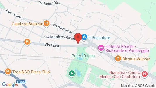 Rooms for rent i Brescia - kort over placeringen