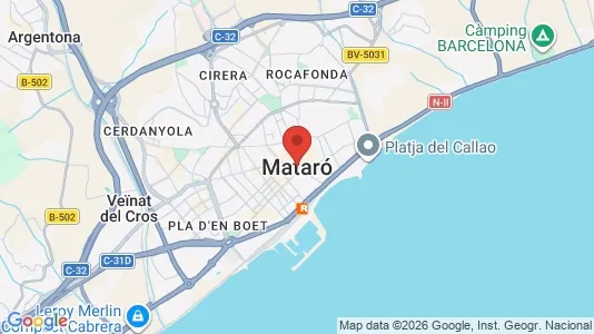 Houses for rent i Mataró - kort over placeringen