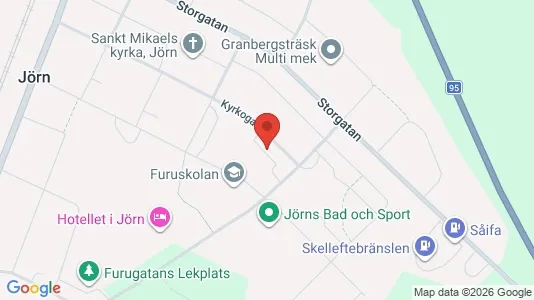 Apartments for rent i Skellefteå - kort over placeringen