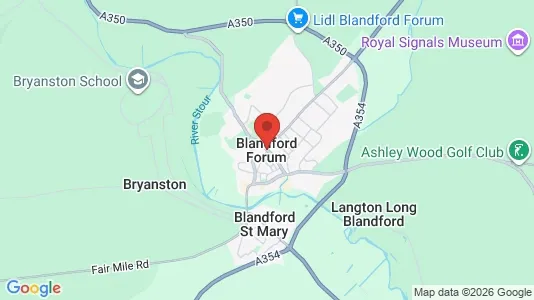 Apartments for rent in Blandford Forum - Dorset - Photo from Google Street View