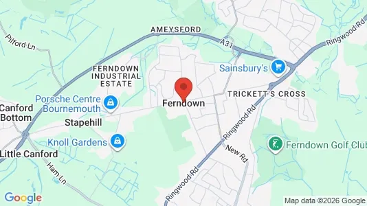 Apartments for rent in Ferndown - Dorset - Photo from Google Street View