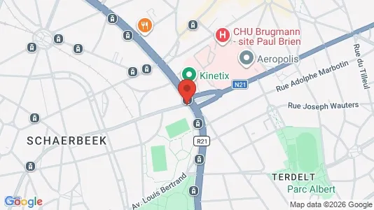 Apartments for rent i Brussels Schaarbeek - kort over placeringen