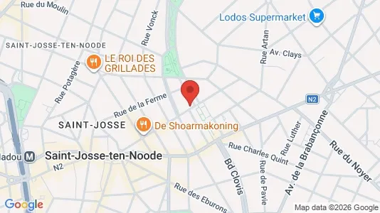Apartments for rent i Brussels Sint-Joost-ten-Node - kort over placeringen