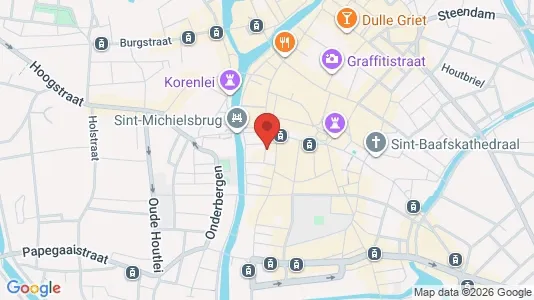 Apartments for rent i Stad Gent - kort over placeringen