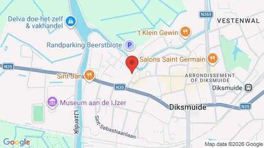 Apartments for rent in Diksmuide - Photo from Google Street View