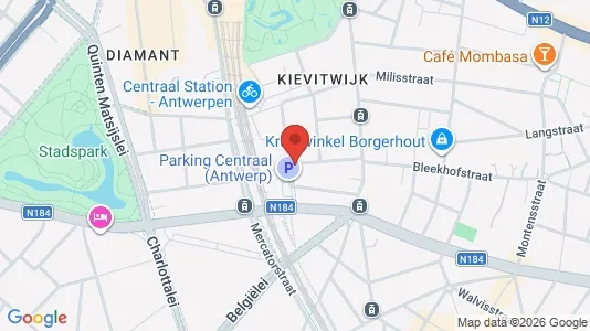 Apartments for rent i Stad Antwerp - kort over placeringen