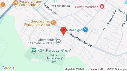 Apartments for rent i Central Saxony - kort over placeringen