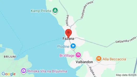 Houses for rent in Fažana - Photo from Google Street View
