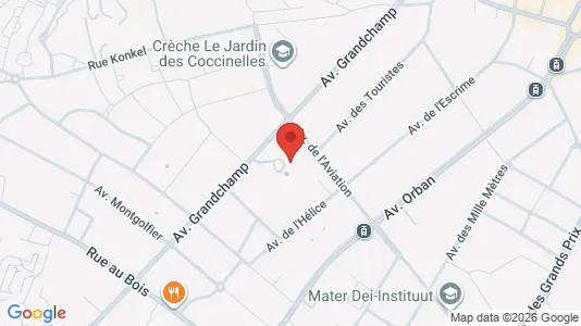 Apartments for rent i Brussels Sint-Pieters-Woluwe - kort over placeringen