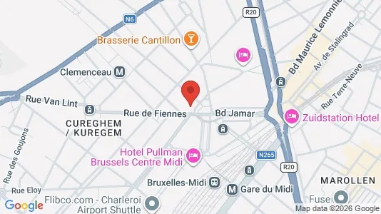 Apartments for rent in Brussels Anderlecht - Photo from Google Street View