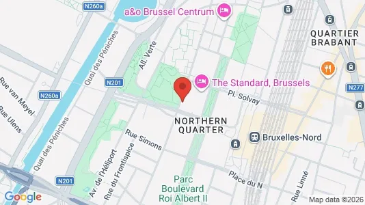 Apartments for rent i Stad Brussel - kort over placeringen