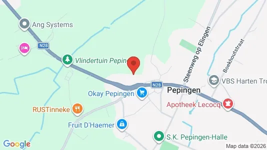 Apartments for rent i Pepingen - kort over placeringen
