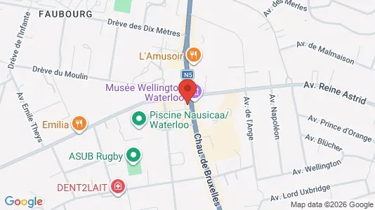 Apartments for rent i Waterloo - kort over placeringen