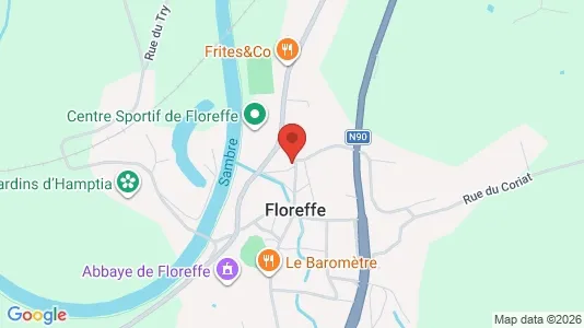 Apartments for rent i Floreffe - kort over placeringen