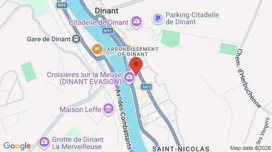 Apartments for rent in Dinant - Photo from Google Street View
