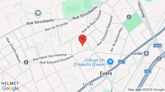 Apartments for rent in Brussels Evere - Photo from Google Street View