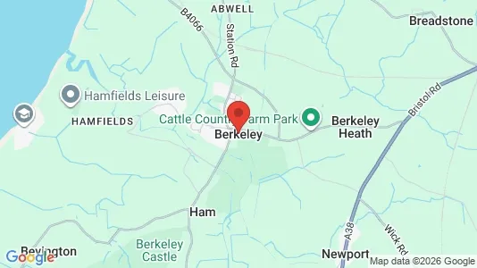 Apartments for rent i Berkeley - Gloucestershire - kort over placeringen