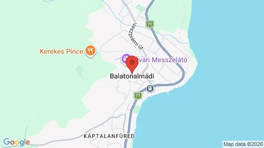 Apartments for rent in Balatonalmádi - Photo from Google Street View