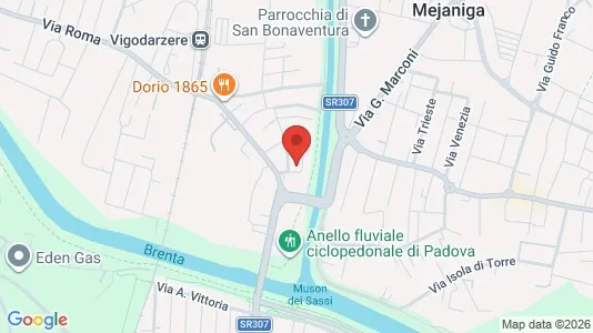 Rooms for rent i Padua - kort over placeringen