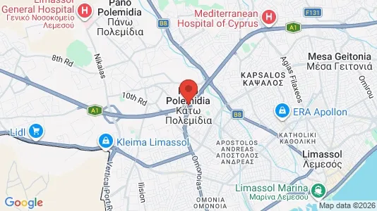 Apartments for rent in Kato Polemidia - Photo from Google Street View