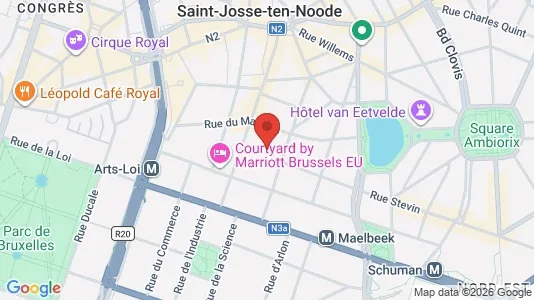 Apartments for rent i Stad Brussel - kort over placeringen