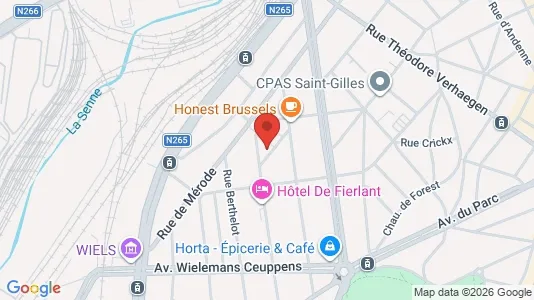 Apartments for rent i Brussels Vorst - kort over placeringen