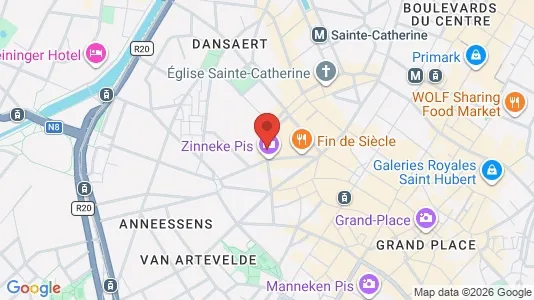 Apartments for rent i Stad Brussel - kort over placeringen