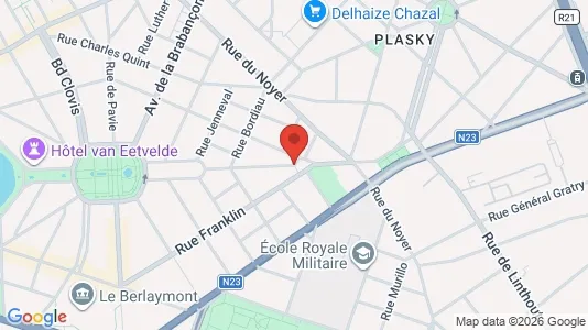 Apartments for rent i Stad Brussel - kort over placeringen