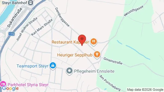 Apartments for rent i Garsten - kort over placeringen