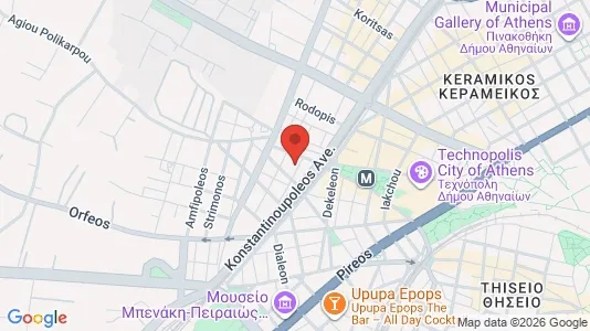 Apartments for rent i Athens Akadimia Platonos - kort over placeringen