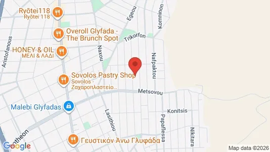 Apartments for rent i Glyfada - kort over placeringen