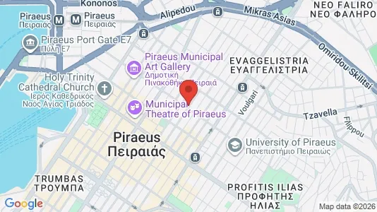 Apartments for rent i Piraeus - kort over placeringen