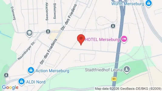 Apartments for rent i Saalekreis - kort over placeringen
