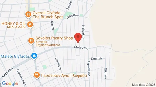 Apartments for rent i Glyfada - kort over placeringen