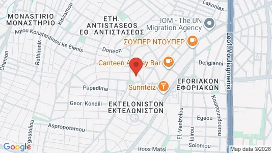 Apartments for rent i Agios Dimitrios - kort over placeringen