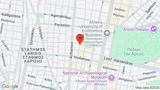 Apartments for rent i Athens Agios Nikolaos - kort over placeringen