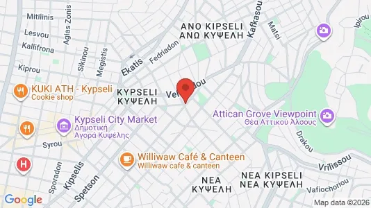Apartments for rent i Galatsi - kort over placeringen
