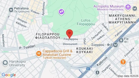 Apartments for rent i Athens Akropoli - kort over placeringen