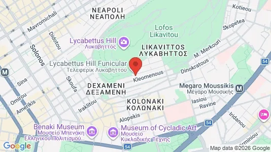 Apartments for rent i Athens Ampelokipoi - kort over placeringen