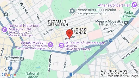 Apartments for rent i Athens Ampelokipoi - kort over placeringen