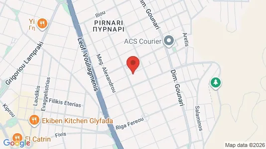 Apartments for rent i Glyfada - kort over placeringen