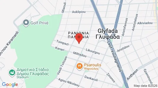 Apartments for rent i Glyfada - kort over placeringen