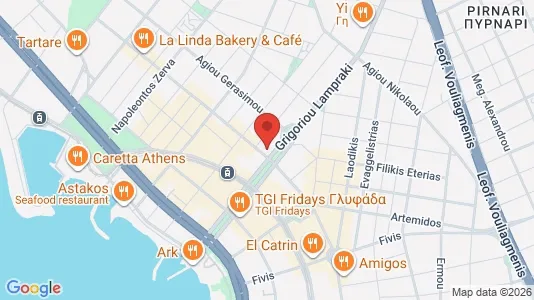 Apartments for rent i Glyfada - kort over placeringen