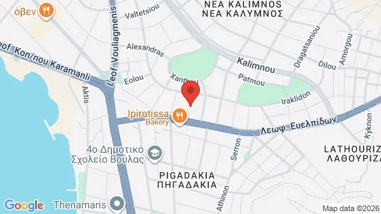 Apartments for rent i Glyfada - kort over placeringen