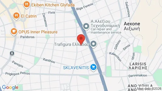 Apartments for rent i Glyfada - kort over placeringen